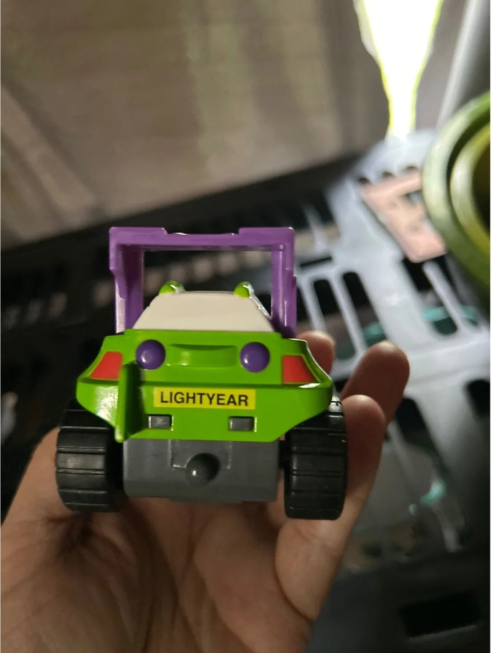 Disney Pixar Toy Story Lightyear Green and Purple Mini Vehicle Toy